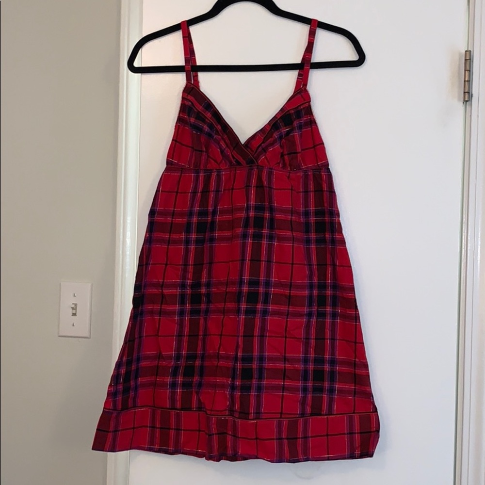 Victoria Secret Flannel adjustable sleep dress